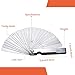 Stainless Steel Feeler Gauge Dual Marked Metric and Imperial Gap Measuring Tool (0.04-0.63 mm, 26 Blades)