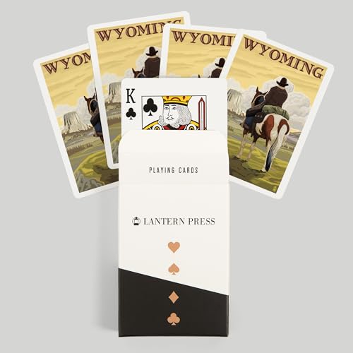 Lantern Press naipes de póker 52 cartas tamaño póker miniatura 6