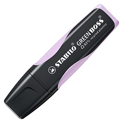 Image of STABILO GREEN BOSS Highlighter Pen | 1 Piece | Pastel Lilac Haze