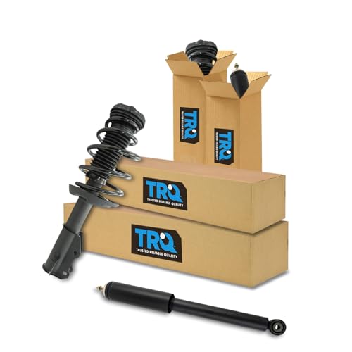 Image of TRQ Front and Rear Complete Strut Assembly & Shock Absorber Kit Complete Strut & Coil Spring Assembly Compatible with 2010-2016 Buick LaCrosse Front Wheel Drive