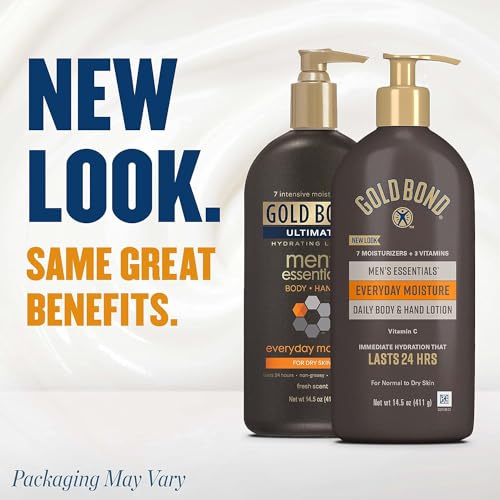 Gold Bond Men's Everyday Essentials Lotion, 14.5 Ounce (Pack of 2) image 5