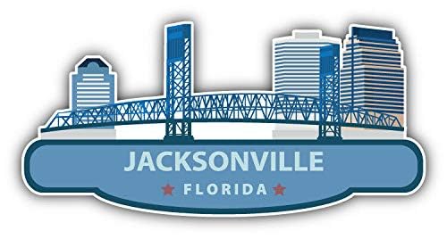 Jacksonville City Florida USA Label Round Metal 0.75" Lapel Pin Hat Shirt Pin Tie Tack Pinback3