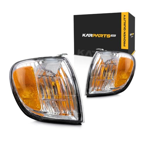 2018-2020 Toyota Tundra 20TA12 Front Turn Signal Bulb Brightness 13 For Toyota Tundra 2000-2004 Signal Light Assembly Pair - Driver & Passenger Side DOT TO2530135 TO2531135 (Extended Cab Pickup; Regular Cab)