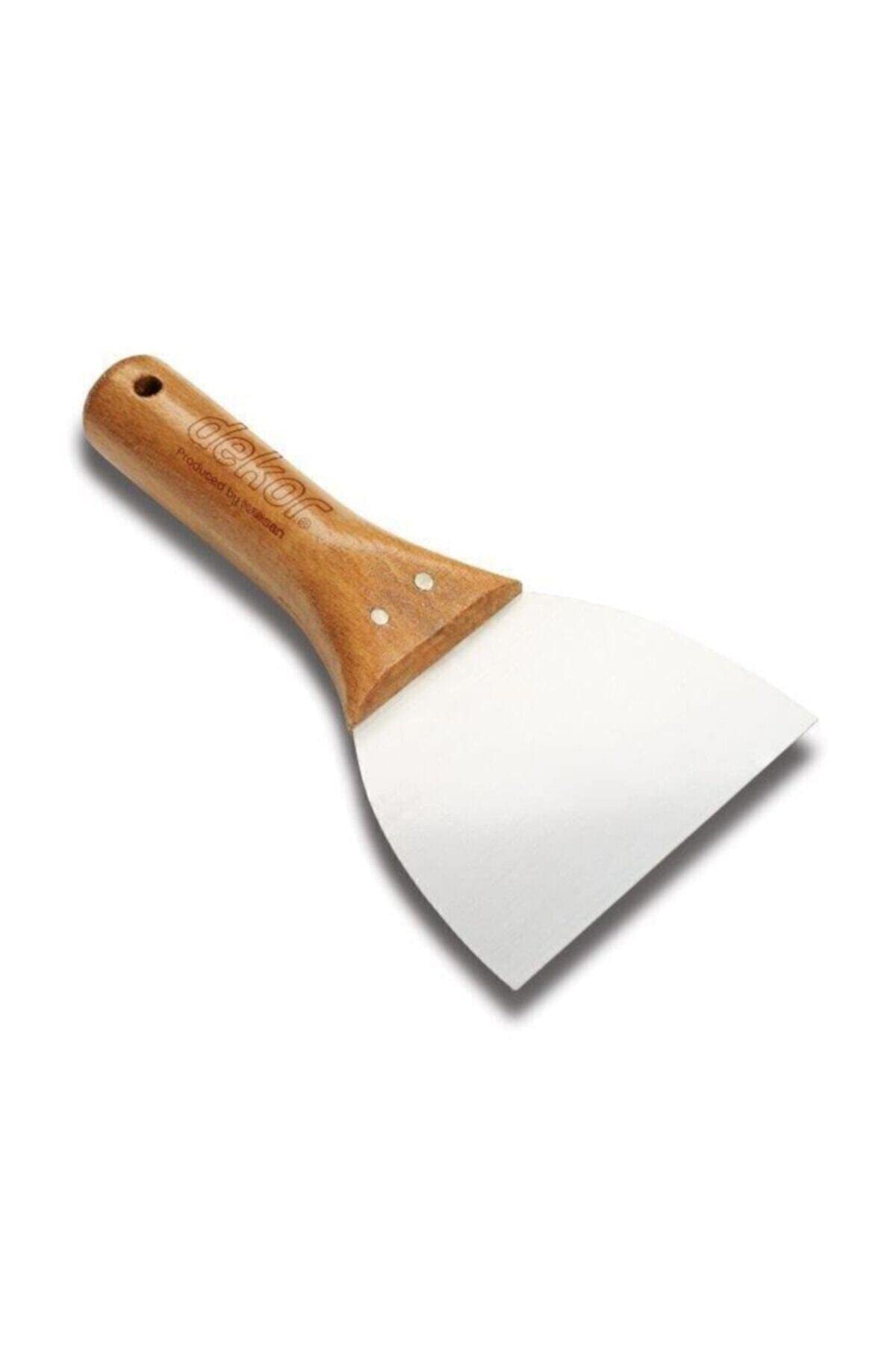Dekor Macun Ispatulası Ahşap Saplı 18 Cm Yay Çeliği