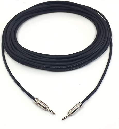 Cable de audio balanceado 3.5mm TRS 6 pies miniatura 4