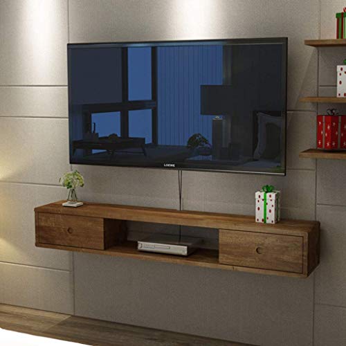 schwimmender TV-Schrank, Media-Konsole, TV-Schrank, Video-Konsole, Regal, montiert auf Blu-ray-Player, Videospielkonsole, Kabelbox,