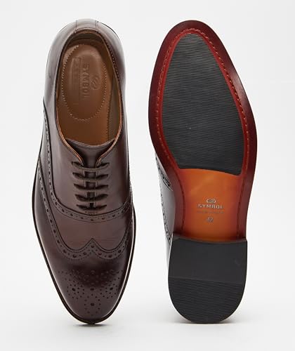 Image of Symbol Premium Mens Formal Oxford Leather Shoes