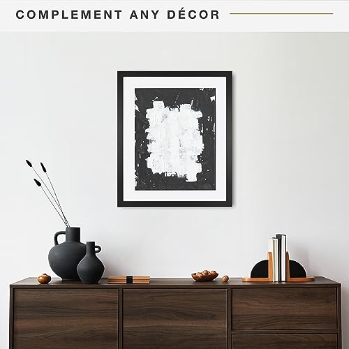 Mcs Studio Gallery 20X24 Matted To 16X20 Poster Frame Black Woodgrain thumb #1