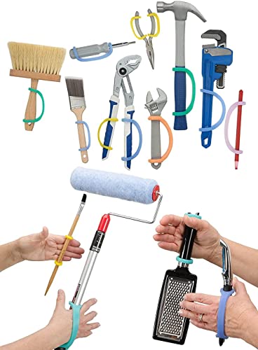Silicone-Universal-Cuff-Aid-for-Limited-Hand-Grip-Cerebral-Palsy-Therapy-Adaptive-Eating-Tableware-Spoon-Fork-Holder-Disabled-Assistive-Equipment-Youth-to-Adult-5-Pack