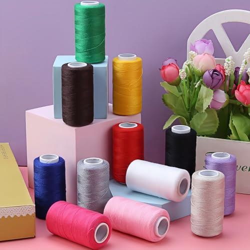 Set de hilo para coser de 12 colores miniatura 5