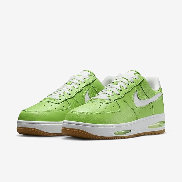 Nike Air Force 1 Low EVO Men's Shoes (HF3630-300, Action Green/Light Lemon Twist/Gum Yellow) Size 10.54