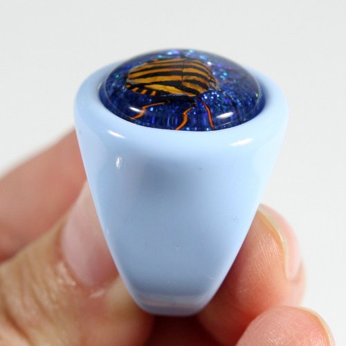 REALBUG Shield Bug Blue Ring Size 64