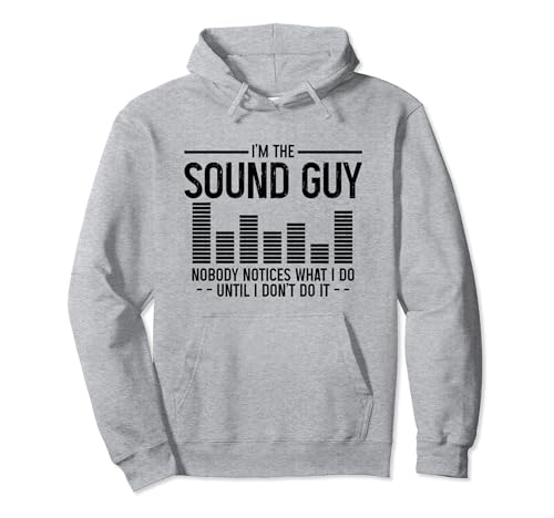 Sound Guy Funny Audio Engineer Técnico de sonido Sudadera con Capucha