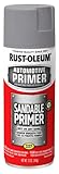 Rust-Oleum 249415 Automotive Sandable Primer Spray, 12 oz, Gray