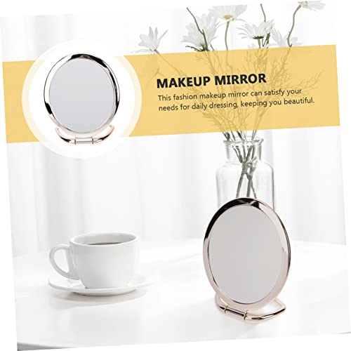 Espejo de maquillaje FOMIYES plegable con luz miniatura 3