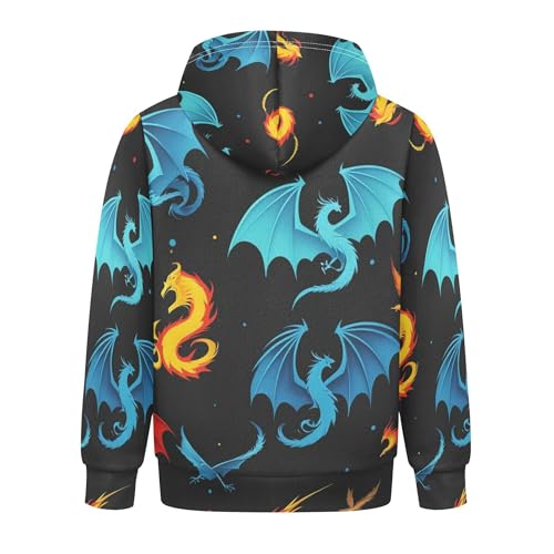 Kids Hoodies for Girls Boys, Pullover Hooded Toddler Sweatshirt Long Sleeve Children's Hoodie2