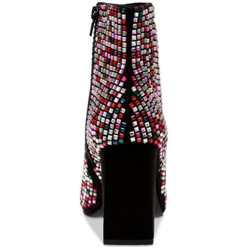 Wild Pair Womens Ingridd Block Heel Dressy Ankle Boots Multi 7 Medium (B,M)3