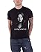 Produktbild David Gilmour T Shirt Halftone Face Portrait Logo offiziell Herren Schwarz XL