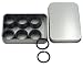 Shapenty 1 Inch/25mm Diameter Metal Flat Split Key Chains Rings for Home Car Keys Attachment (Black,40PCS/Box)