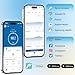Lepulse Scale for Body Weight, Smart Digital Bathroom Weight Scale with BMI Muscle Mass 20 Body Composition Metrics,4.68