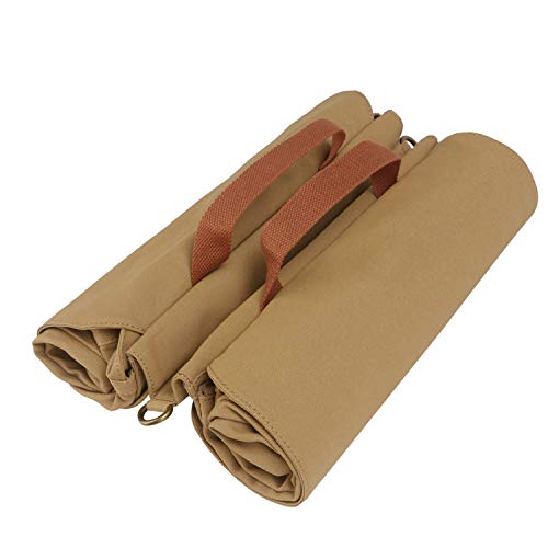 Tourbon Double Cycling Bike Bicycle Pannier Bags For Rear Rack (Water-Resistant Canvas, Roll-Up) #TOP3