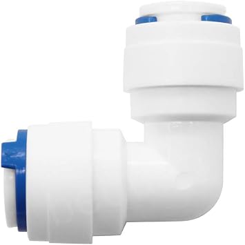 Beduan Water Push to Connect Quick Connect Fitting 1/4 Tube OD for RO Water Reverse Osmosis System Water Tube Fitting (Ball Valve + T + L + I Combe, Pack of 16)