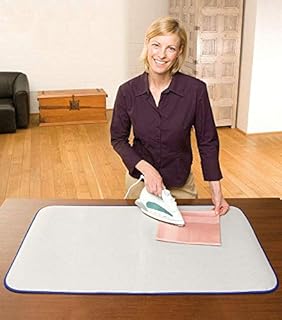 Wenko Thermal Ironing Blanket-Heat-Reflecting, Cotton, Silver matt, 100 x 65 x 0.1 cm