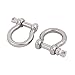 Aexit 2pcs M6 Transmission Thread 304 Stainless Steel Bow Shackle Rigging Wire Rope Fastener
