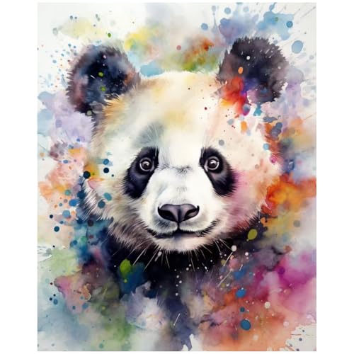 XTCIXAL Paint by Numbers Kit for Adults Beginners, Panda Paint by Number for Adult - 16" Wx20 L, Panda Acrylic Canvas Painting Kits for Gifts Home Wall Decor
