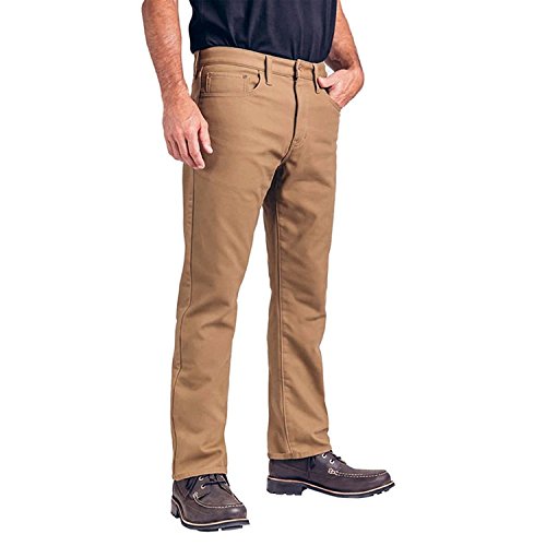 Weatherproof Vintage Mens 1948 Fleece-Lined Jeans Classic Straight Leg (as1, Waist_Inseam, Numeric_34, Numeric_30, Tan)