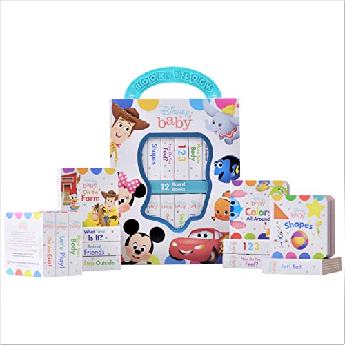 Disney Baby Mickey Mouse, Minnie, Toy Story and More! - My First Library 12 Board Book Set - First Words, Shapes, Numbers, and More! Baby Books - PI Kids - Thumbnail 5