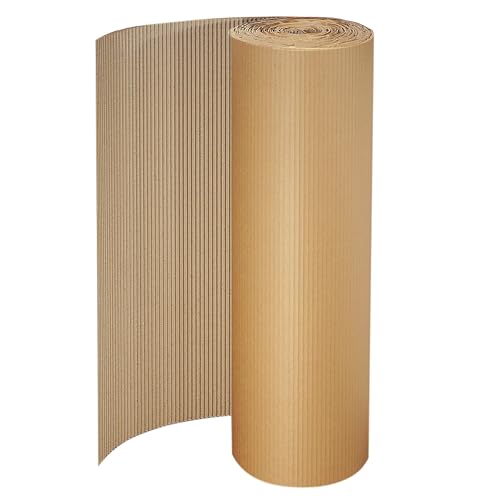 日本製 巻き 段ボール (幅 600mm×長さ10m) 3mm厚 巻き段ボール クラフト 引越し 包装 ダンボール - サクラパック(Sakurapack) - 商品画像