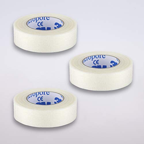 Papier Ruban Micropore Bande Cils Cils Cils Extensions Cils Cils Artificielle - 3 Rolle