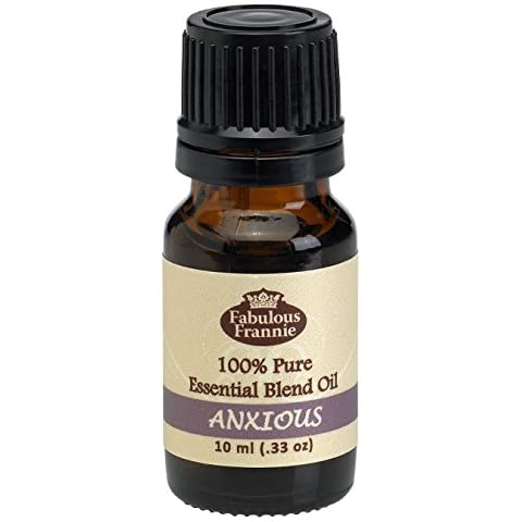 Anxious Pure Essential Oil Blend 10mL Made with Lavender, Bitter Orange, Bergamot and Clary Sage by Fabulous Frannie Cover