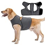 LIANZIMAU Beruhigungsweste für Hunde - Hundemantel zur Linderung von Angst Anti Stress Weste Hund ruhig bei Gewitter, Feuerwerk und Reisen, Hund Angstjacke Für Kleine Mittelgroße Grosse Hunde