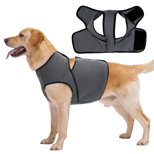 LIANZIMAU Beruhigungsweste für Hunde - Hundemantel zur Linderung von Angst Anti Stress Weste Hund ruhig...
