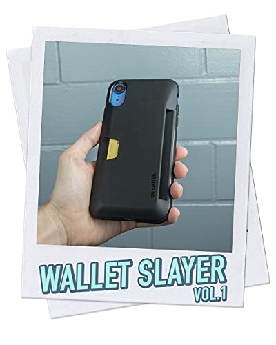 Smartish Iphone Xr Wallet Case - Wallet Slayer Vol. 1 [Slim + Protective] Credit Card Holder For Apple Iphone 10R (Silk) - Black Tie Affair #TOP1
