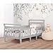 Dream On Me Emma 3-In-1 Convertible Toddler Bed In Steel Grey, Converts To Two Chairs And-Table, Low To Floor Design, JPMA Certified, Non-Toxic Finishes, Safety Rails