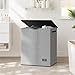 SOLEDI Double Laundry Hamper with Lid and Removable bag, Large Laundry Basket 2 Section with handles, Collapsible Dirty Clothes Hampers for Laundry, Bedroom, Dorm, College
