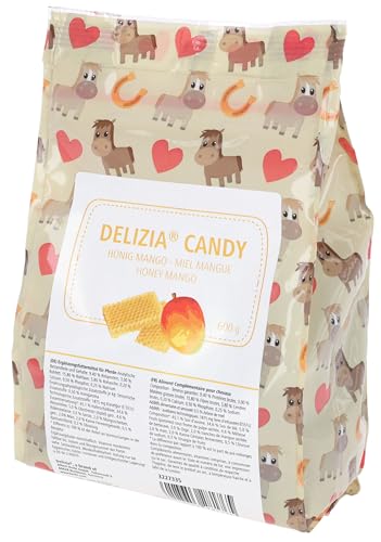 Delizia Candy cubitos premio caballo, miel/mango, 600 g, naturales