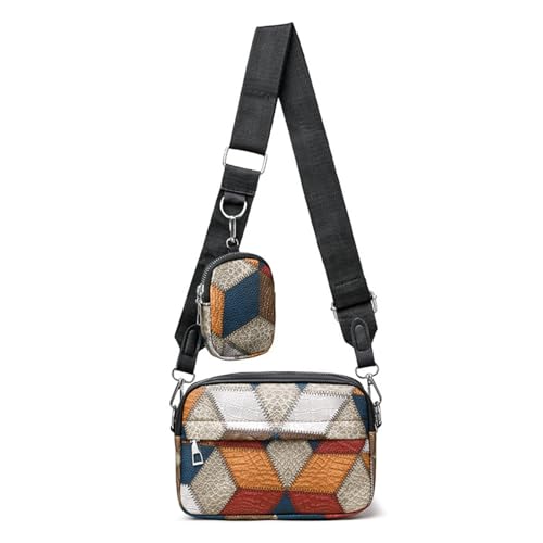 Creative Storm Black Crossbody Bag with Coin Purse