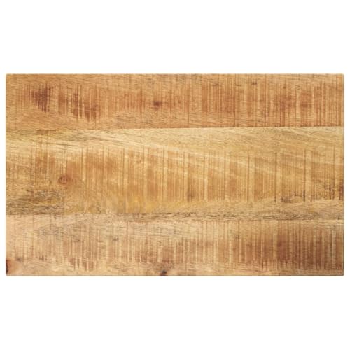 vidaXL Piano per Tavolo 50x30x2,5cm Rettangolare Legno di Mango Grezzo,
