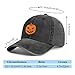 Pumpkin Fashion Cool Baseball Cap Funny Embroidered Trucker Flatbill Hat, Halloween Birthday Gifts for Men Women
