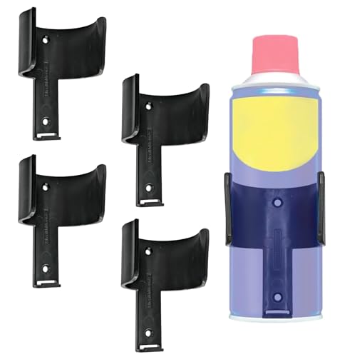 StealthMounts Aerosol Can Holder - 4 Pack | Spray Can Holder | Spray Can Organizer | Aerosol Can Rack | Spray Paint Can Holder | Spray Paint Holder | Spray Paint Organizer | Can Holders | Made in UK