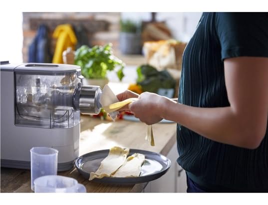 Philips aparat za pripremu tjestenine - potpuno automatski, funkcija vaganja, 4 nastavka za kalupe, bijela/dimno siva (HR2345/19)