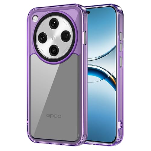 Image of Zapcase Back Case Cover for Oppo Find X8 5G | Compatible for Oppo Find X8 5G Back Cover | Case Cover with Camera Protection | (TPU + PC | Translucent Purple)