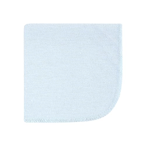Image of Hudson Baby Unisex Baby Flannel Cotton Poly Washcloths, Boy Safari World 10-Pack, One Size