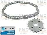  CATENA POMPA OLIO COMPLETA DI CORONA POMPA OLIO APE 703 DIESEL - APE CALESSINO DIESEL - APE CLASSIC 601 ORIGINALE PIAGGIO