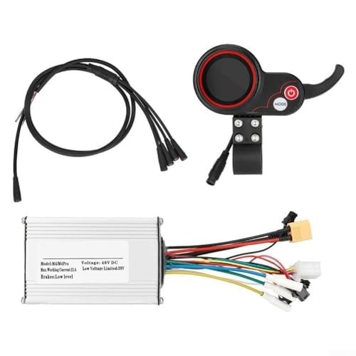 Ensemble de contrôleur à six broches 21 A 48 V CC, for scooter électrique Kukirin Pro, comprend un instrument d'affichage à six broches, une ligne de connexion et un contrôleur module de contr