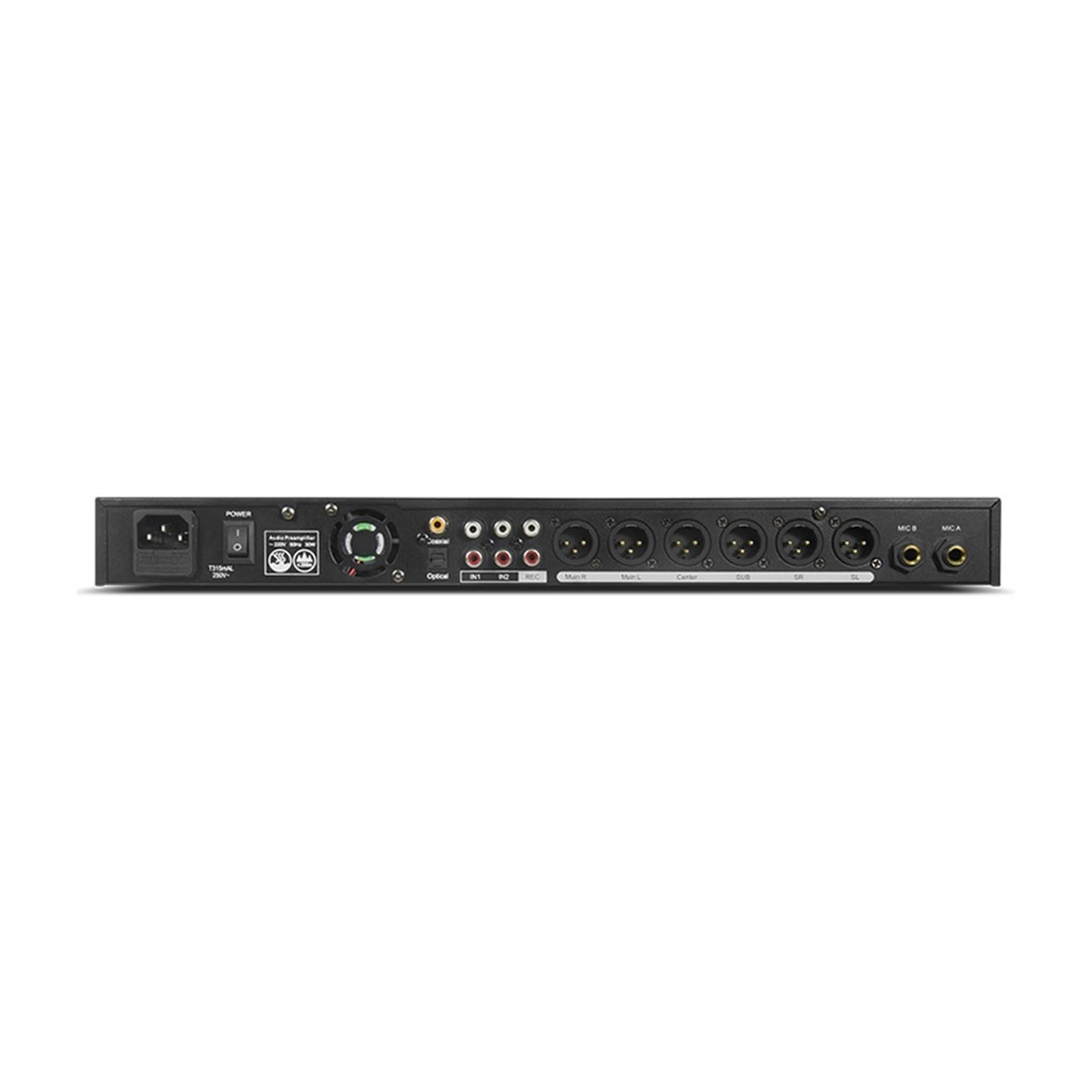 Procesador De Efectos De Karaoke KX6, Efector Frontal Profesional KTV, Sistema De Audio De Sonido, Procesador De Efectos De Eco De Audio Digital